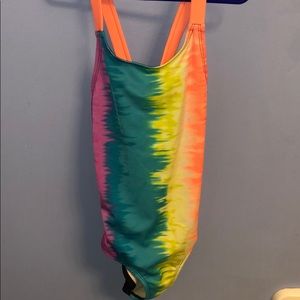 Little Girls Size 7/8 Tie-Dye Bathing Suit
